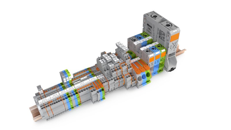 Compact Rail-Mount Terminal Blocks