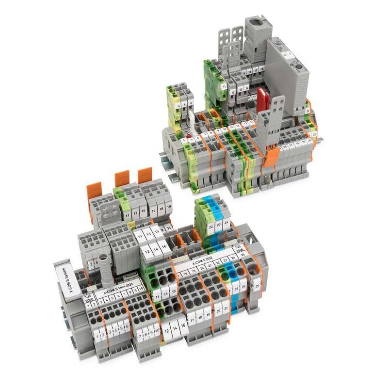 X-COM®S Pluggable Rail-Mount Terminal Blocks